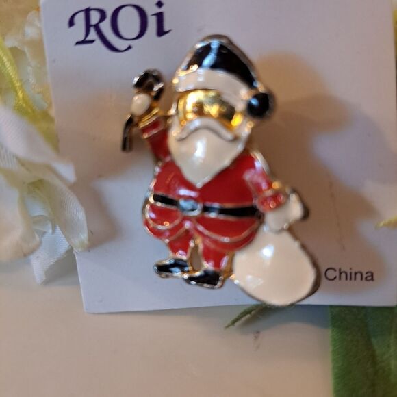 Vintage Santa Clause Pin - Picture 2 of 7